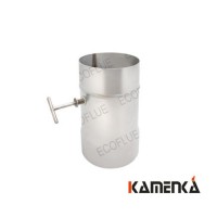 Шибер EcoFlue 0,5мм нержавейка, диаметр 115