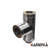Тройник сэндвич EcoFlue 0,5мм оцинковка диаметр 200х115