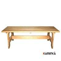 Лавка Kamenka Волга дуб лакированный