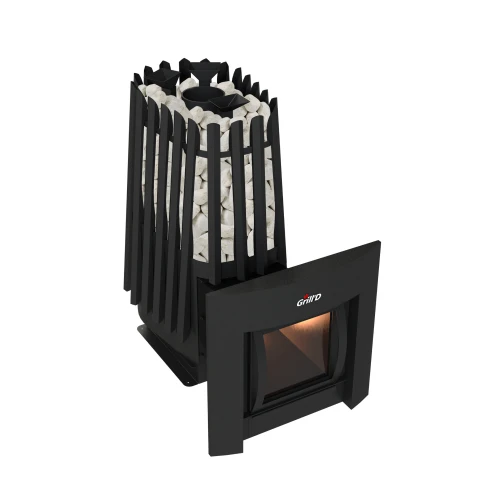 Дровяная банная печь Grill'D Cometa Vega 350 Window Max Pro