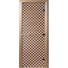 Дверь Doorwood Мираж Бронза прозрачная