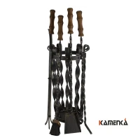 Каминный набор Корзинка дер. ручки