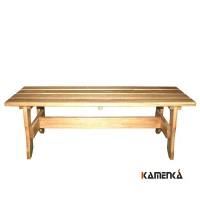 Лавка Kamenka Волга дуб лакированный